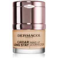 Dermacol Caviar Long Stay tartós alapozó kaviárkivonattal és tökéletesítő korrektorral árnyalat Nude 30 ml