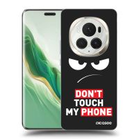 Silikónový čierny obal pre Honor Magic6 Pro - Angry Eyes - Transparent