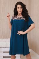 Dress with a nautical animal motif
