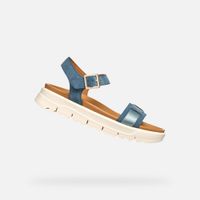 Modré dámské sandály Geox Xand 2.1S - Dámské