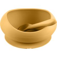 Zopa Silicone Tableware Set σετ φαγητού Mustard Yellow 1 τμχ