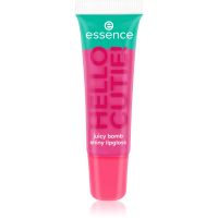 essence Say It With Juicy Hello Cutie! trblietavý lesk na pery odtieň 02 Witty Watermelon 10 ml