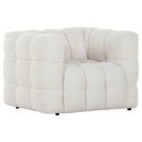 Ambia Home KRESLO, textil, biela
