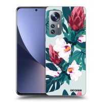 Silikónový prehľadný obal pre Xiaomi 12 - Rhododendron
