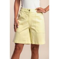 Baumwoll-Bermudashorts, Hellgrün