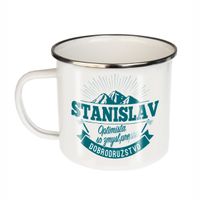 Plechový hrnček - Stanislav ALBI