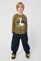 Bobo Choses pantaloni de bumbac pentru copii Tic Tac Toe
