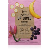 Oriflame Love Nature Up-Loved Upcycled Banana Flower & Organic Acai vlažilna in hranilna maska za obraz 10 ml