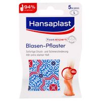 Hansaplast gelový polštářek na hojení ran na noze a puchýřů 5ks / veľkosť L
