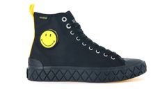 Palladium Palla Ace Smiley Mid Bărbați - Încălțăminte Palladium - Negru - 77177-008-M-5.5 - Size: 5.5