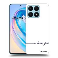 Silikónový čierny obal pre Honor X8a - Milujem ťa