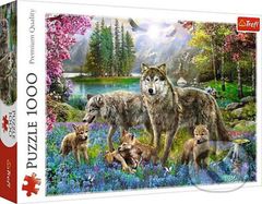Vlčí rodina - puzzle z kategorie Zvířata
