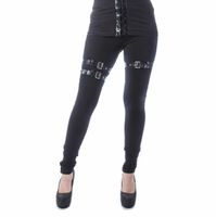 Damen Leggings POIZEN INDUSTRIES - GRIM - SCHWARZ L