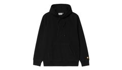 Carhartt WIP Carhartt Hooded Chase Sweat Black Pánske - Mikiny a mikiny s kapucou Carhartt WIP - Čierna - I033661_00F_XX-XL - Size: XL