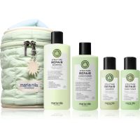 Maria Nila Structure Repair Beauty Bag Geschenkset für trockenes und beschädigtes Haar 4 St.