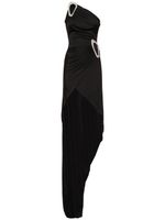 Embellished Fluid Jersey Gown