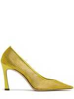 95mm Juno Mesh & Crystal Pumps