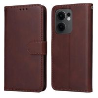 SMOOTH denarnik ovitek za Oppo Reno13 F 5G / Reno13 FS 5G rjava