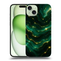 Silikónový čierny obal pre Apple iPhone 15 Plus - Emerald