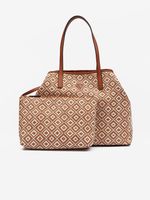 Guess Vikky II Large Tote Torebka Brązowy