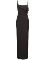 Embellished Crepe Gown