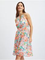 Orsay Red-Cream Women Floral Dress - Women