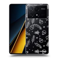 Silikónový prehľadný obal pre Xiaomi Poco X6 Pro - Mistletoe