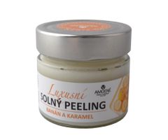 Luxusný soľný telový peeling s banánom a karamelom Amoené - 250 ml (012A5150BAS) + darček zadarmo
