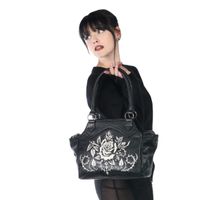 torbica (torba) KILLSTAR - Petal & Pine - Black/Ivory