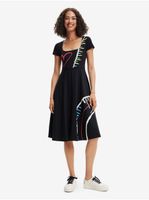 Black women's dress Desigual Lisa - Women's