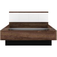 Carryhome POSTEĽ, 120/200 cm čierna, biela, farba duba