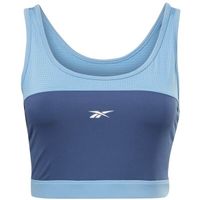 Reebok WOR MESH BRALETTE Дамски потник, синьо, размер