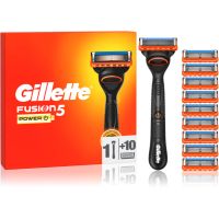 Gillette Fusion5 Power maszynka do golenia + ostrza wymienne 10 szt.
