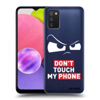 Silikónový prehľadný obal pre Samsung Galaxy A03s A037G - Cloudy Eye - Transparent