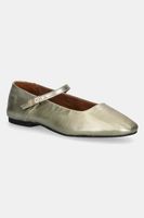 Kožené balerínky Tommy Hilfiger HILFIGER GOLD BALLERINAS