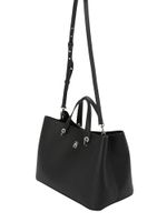 TOMMY HILFIGER Shopper torba  crna / srebro