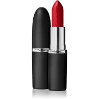 MAC Cosmetics MACximal Sleek Satin Lipstick kremowa pomadka nawilżająca odcień BRAVE RED 3.5 g