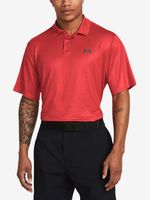 Under Armour UA Perf 3.0 Printed Polo T-Shirt Rot