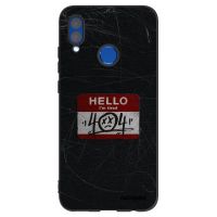 Silikónový čierny obal pre Huawei P Smart 2019 - HELLO 404