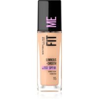 Maybelline Fit Me! tekutý make-up pre rozjasnenie a vyhladenie pleti odtieň 115 Ivory 30 ml