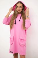 Light pink dress with hood