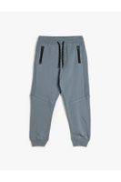 Koton Jogger Sweatpants Tied Waist Raised Cotton