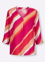 heine Bluza  marelica / tamno roza / bijela