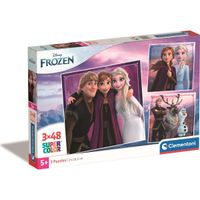 Clementoni Čtvercové puzzle 3 x 48 dílků Ledové království 2