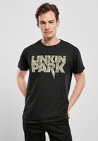 Black T-shirt with Linkin Park Distressed logo