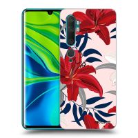 Silikónový prehľadný obal pre Xiaomi Mi Note 10 (Pro) - Red Lily