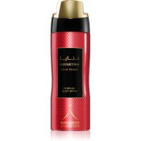 Rasasi Manarah Collection Hanayah parfümiertes Bodyspray für Damen 200 ml