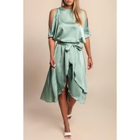 Elegantna Midi Haljina Thiena, Mint