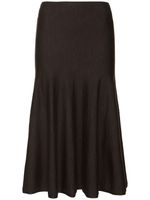 Mayu Fine Wool Blend Knit Midi Skirt