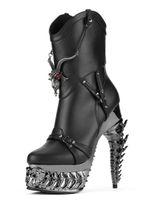 buty do pięta damskie - Baphometica - HADES - HDS009 37